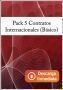 Pack 5 Contratos Internacionales (Basico)